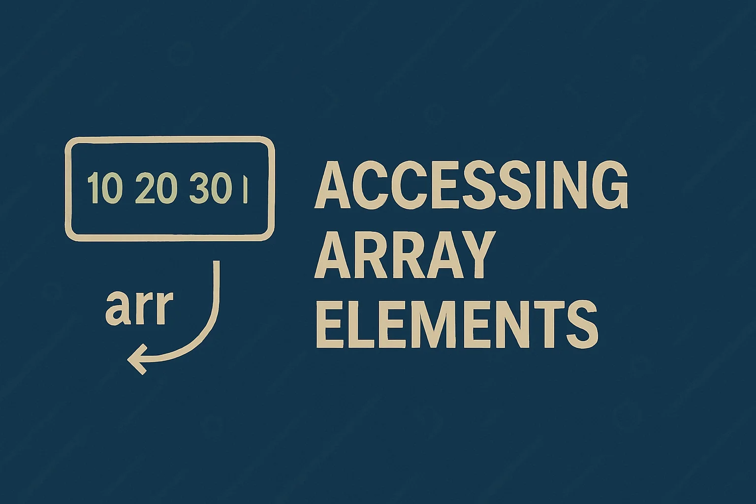 Accessing-Array-Elements-in-C