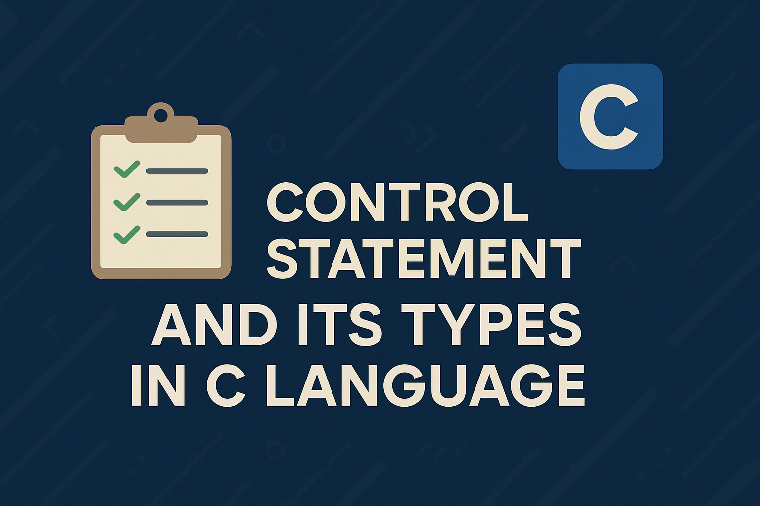 Control Statement