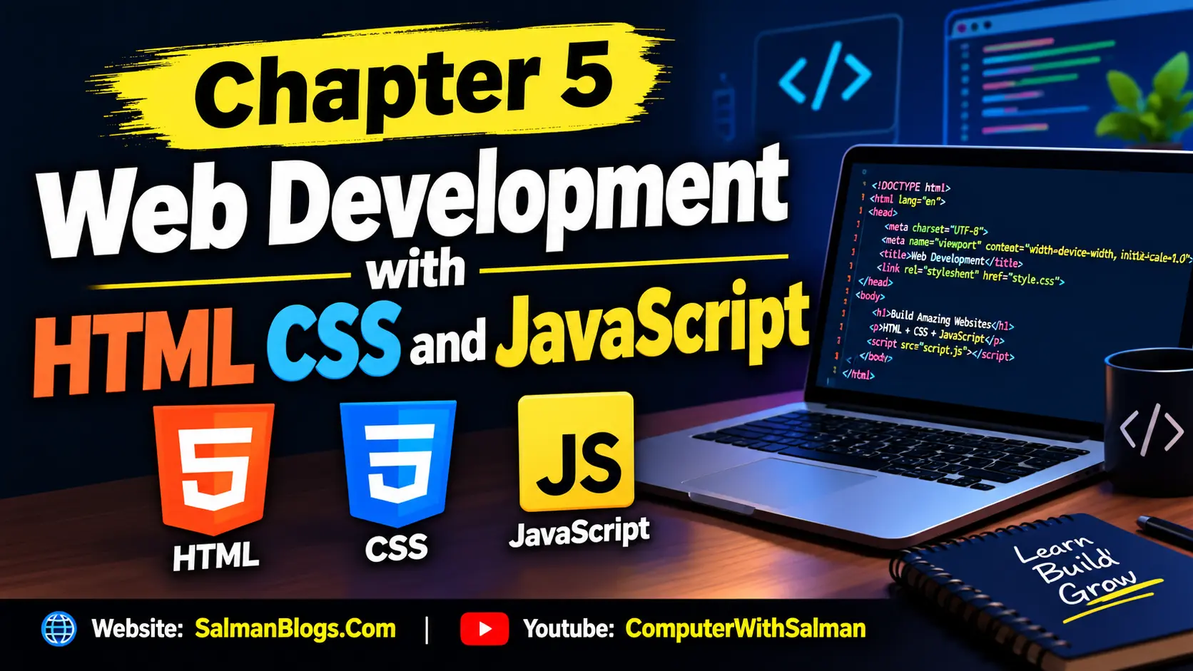 9-computer-chapter-5-web-development-with-html-css-and-javascript-notes